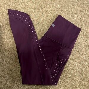 Athleta Salutation Stash pocket 7/8 Leggings XS